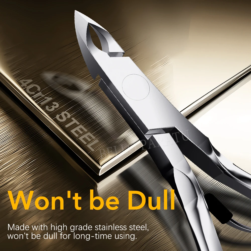 1 قطعة كليبرز للبشرة 1/2 الفك المهنية إهاب القاطع مزيل بشرة الأظافر مسمار الجلد المقص Hangnail المتقلب مانيكير أداة