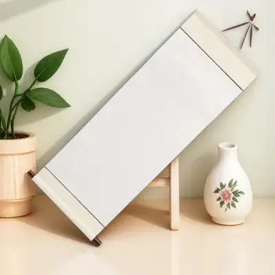 

1pc Blank Hanging Scroll Chinese Xuan Paper 33X100Cm Calligraphy Painting Supply For Diy Art Wall Decor Kids Practice Drawing