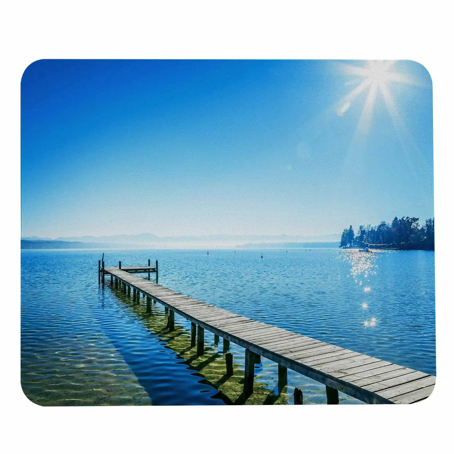 High Quality Beautiful Scenery Printing Lock Edge Gaming Mousepad Gamer Mouse Mat Keyboard Mats Desk Pad Mousepads 30x25cm