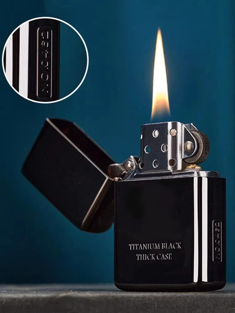 ZORRO limited edition brass armor fuel lighter, high-end grinding wheel lighter, cigarette accessories, men's gift