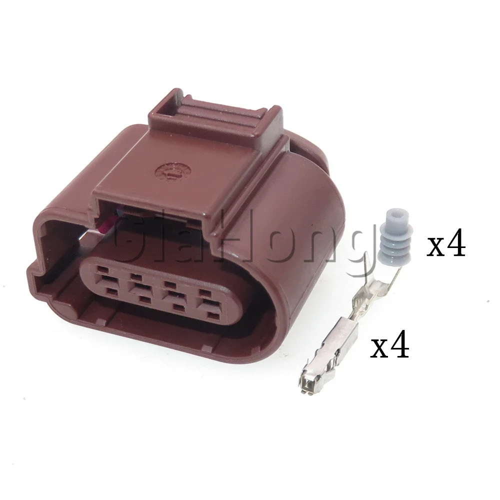 1 Set 4 Way 8K0973704A AC Assembly Car Wire Plug 8K0 973 704A Auto Accessories For VW Audi Lavida Intake Pressure Oxygen Sensor