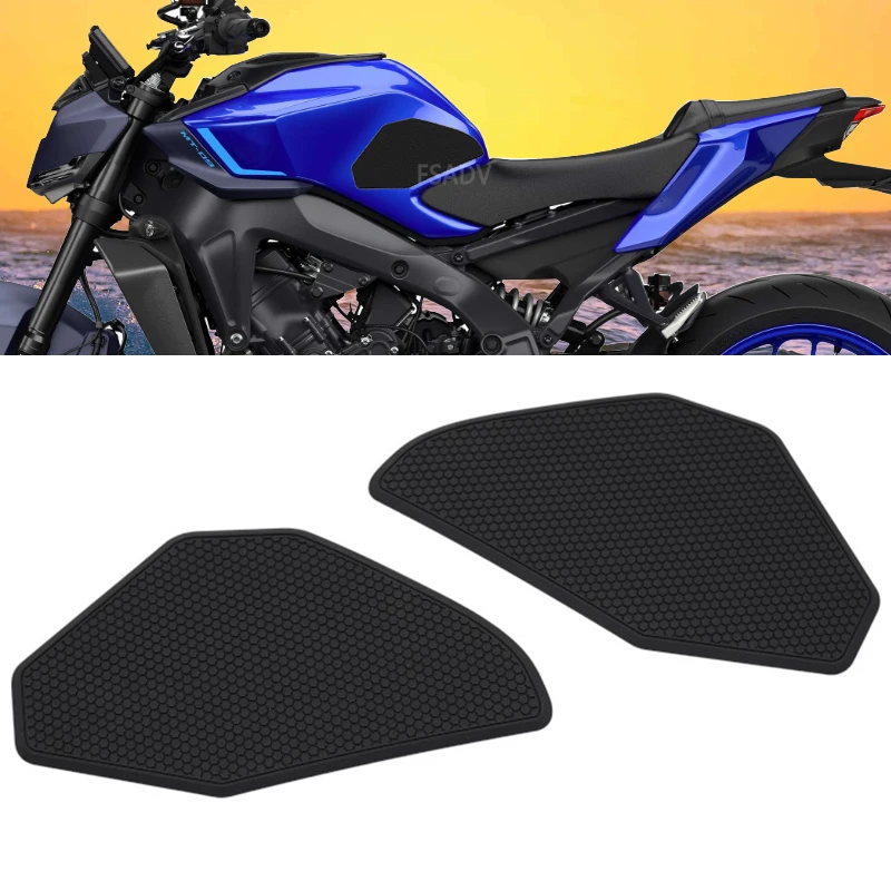 

Motorcycle Non-slip Side Fuel Tank Stickers Waterproof Pad Rubber Sticker For YAMAHA MT09 MT 09 FZ09 FZ 09 2025