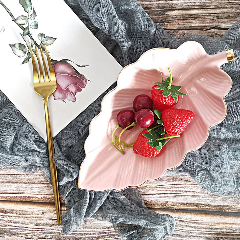 

1Pcs Leaf Shape DIY Silicone Mold for Fruit Dish Storage Plate Craft Making Reusable Bpa Free Non Stick Flexible Mold