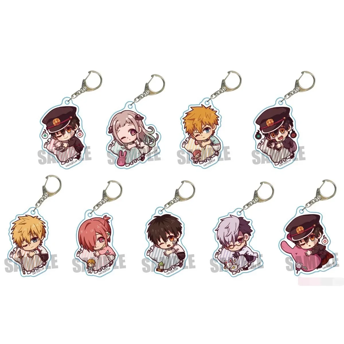 Game Yashiro Nene Minamoto Kou Yugi Amane Sosuke Mokke Keychain Doll Anime Acrylic Keyring Bag Pendant Gift