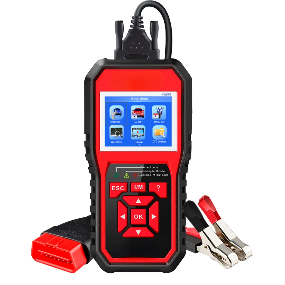 Auto Diagnostic Scanner  Battery Test and Code Reader 2 in 1