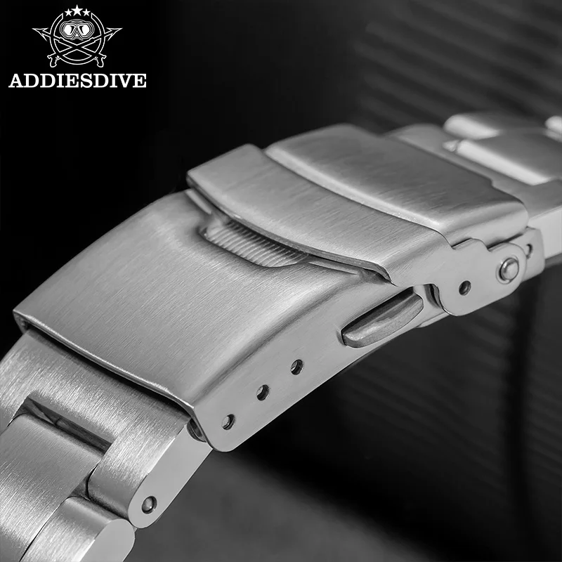 ADDIESDIVE 41mm AD2537 Watch For Men 20Bar Waterproof 3D Desert Texture BGW9 Luminous Date 316L Stainless Steel Quartz Watches