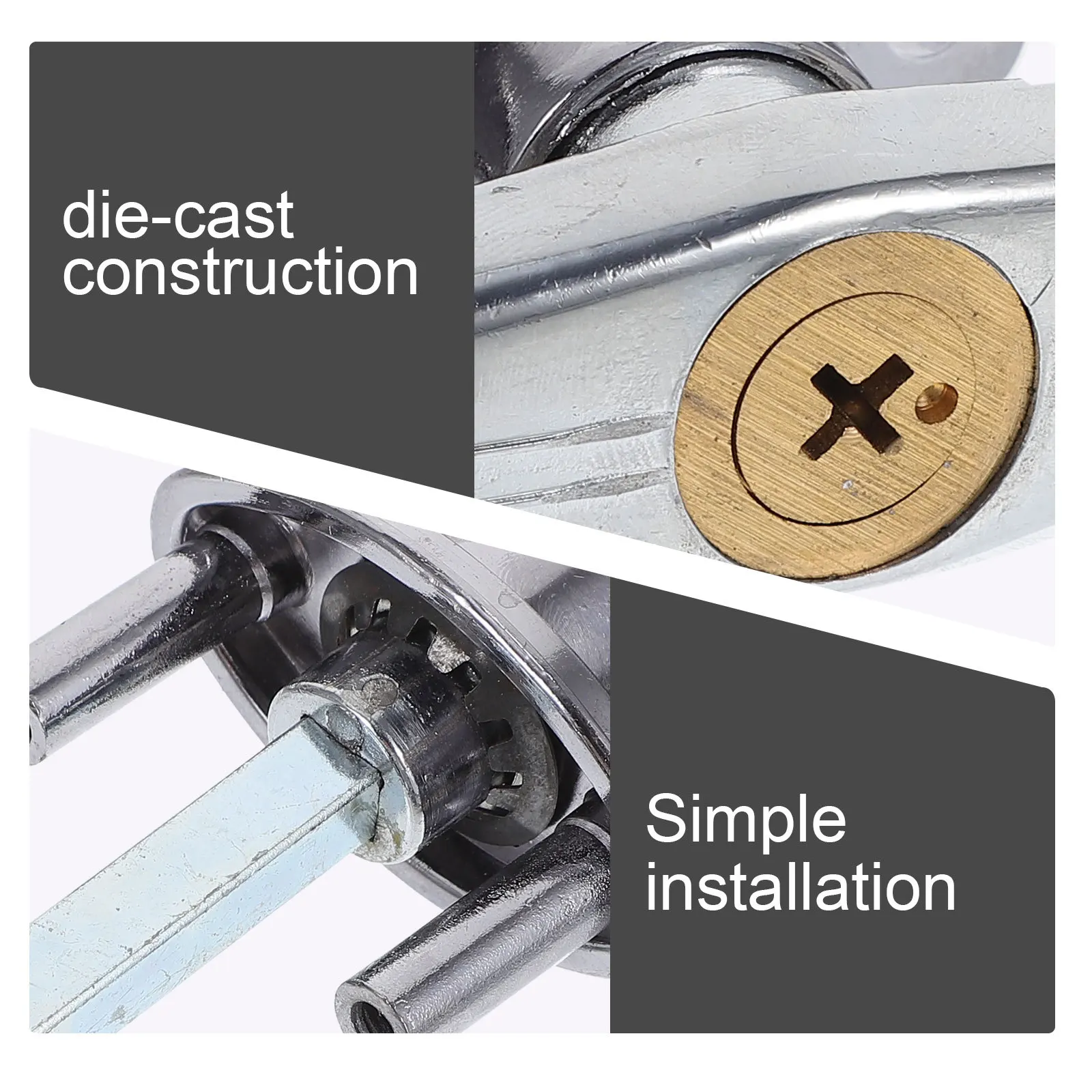 

1Set Garage Lock Release Lock Kit Durable Solid Material Compatible for Garage Opener Manual Hardware