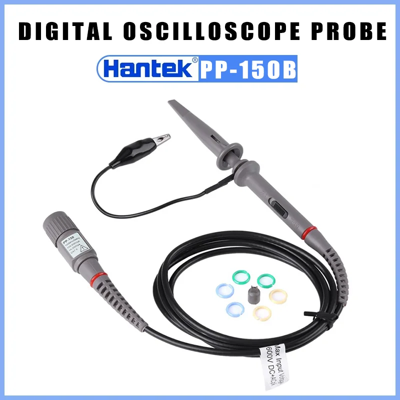 Hantek PP-150/PP-150B Oscilloscope Probe 100MHZ High Voltage Probe Kit for Automotive Diagnostic Oscilloscope Multimeter