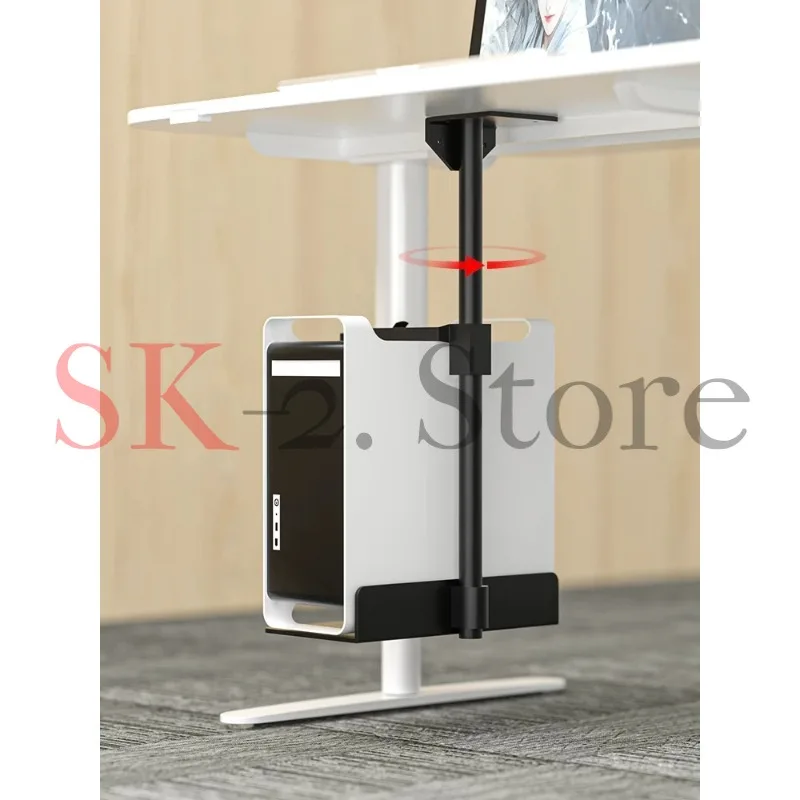 Universal PC Case Holder Under Desk Wall Side CPU Stand Adjustable Computer Mainframe Hanger Host Box Stand Bracket Rack