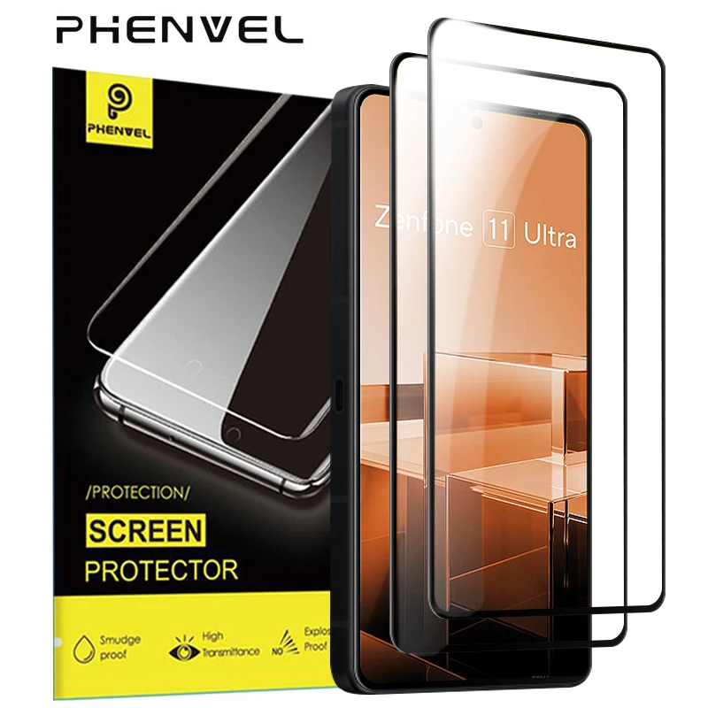

Oleophobic Protective Glass For Asus Zenfone 11 Ultra Full Cover Screen Protector For Zenfone11 Ultra Tempered Film