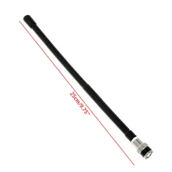 3/5pcs 27 Mhz BNC Male Short Wave Antenna Aerial Replacement For Kenwood ICOM Motorola IC-V8 TK100 CP500 Ham Radio