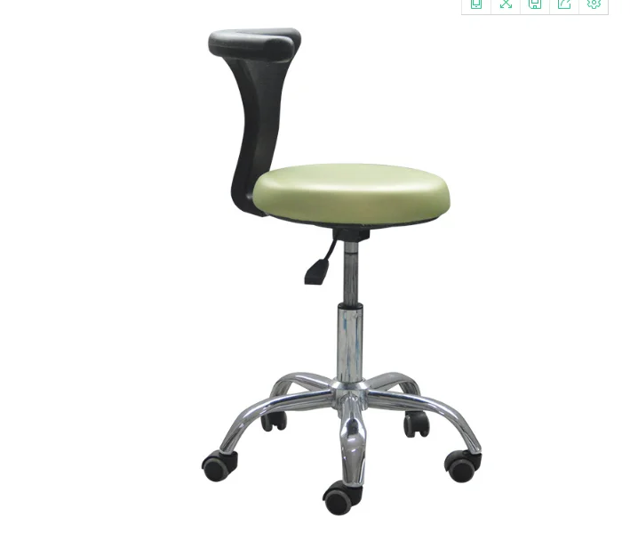 Height Adjustable Doctor Chairs Stool With Wheel Hospital Equipment Mobile