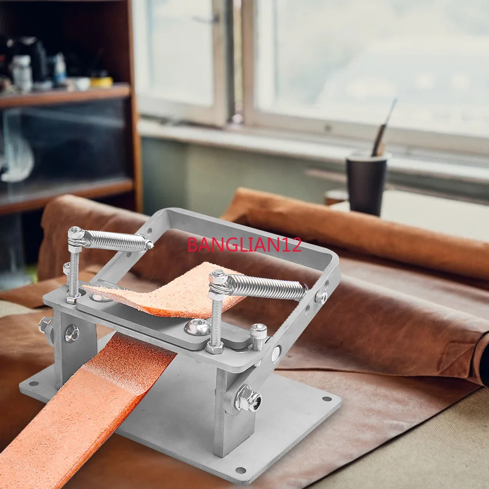 

Stainless steel manual leather thinning machine, cowhide shovel thinning machine，