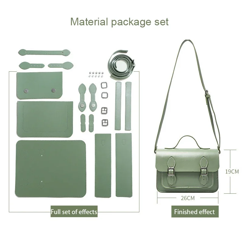 Creative Bag Making Materials Package DIY Bag Handmade Accessories Handcraft Self-made Woman Bag Leather Material Practical