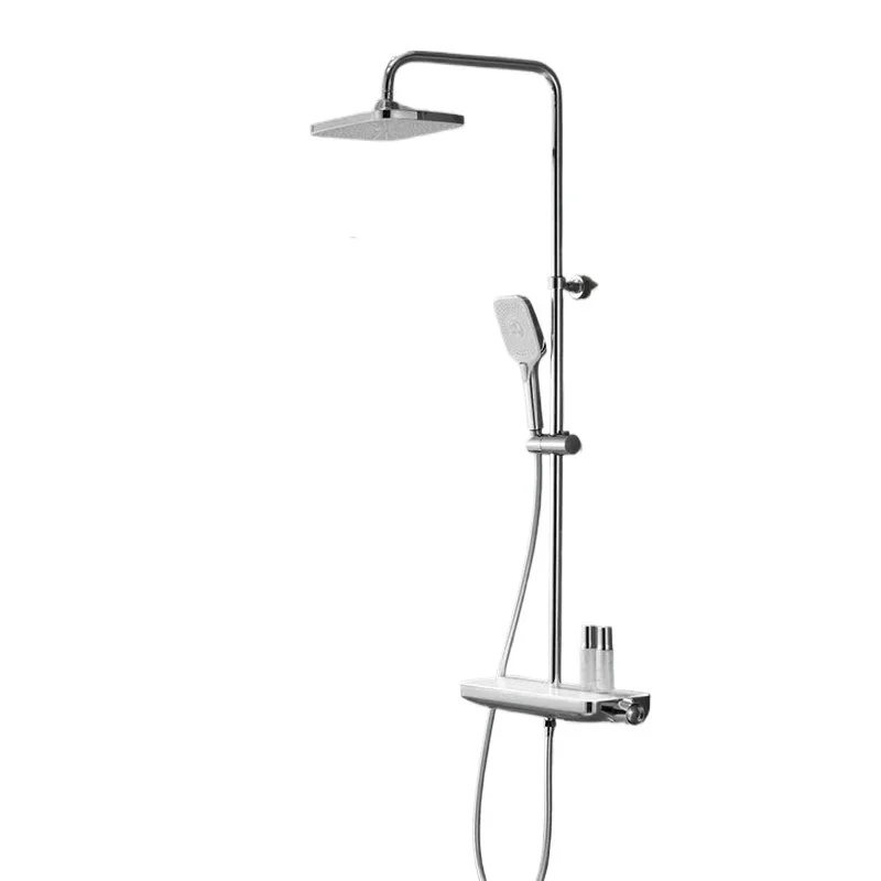 

Bathroom Shower Set, Household Toilet Fashion Head Temperature Control