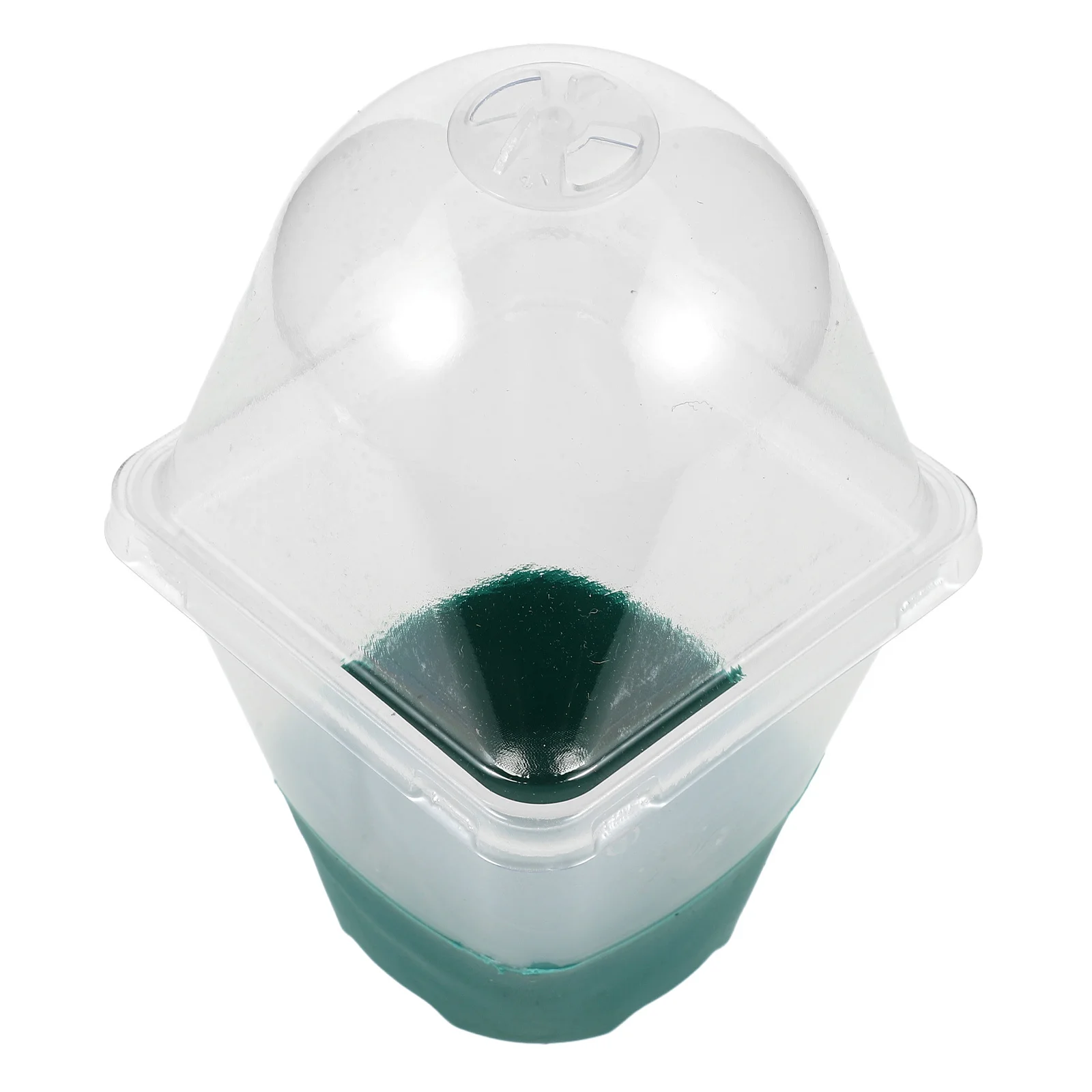 

1pcs Transparent Plastic Nursery Pot For Succulents Indoor Outdoor Planting Clear Planter With Drainage Lightweight Garden