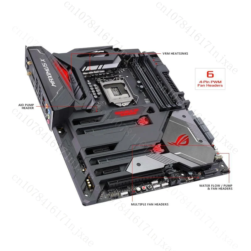 Placa base para ASUS ROG Maximus X Code, compatible con 64GB DDR4 LGA1151 DVI + HDMI + DP