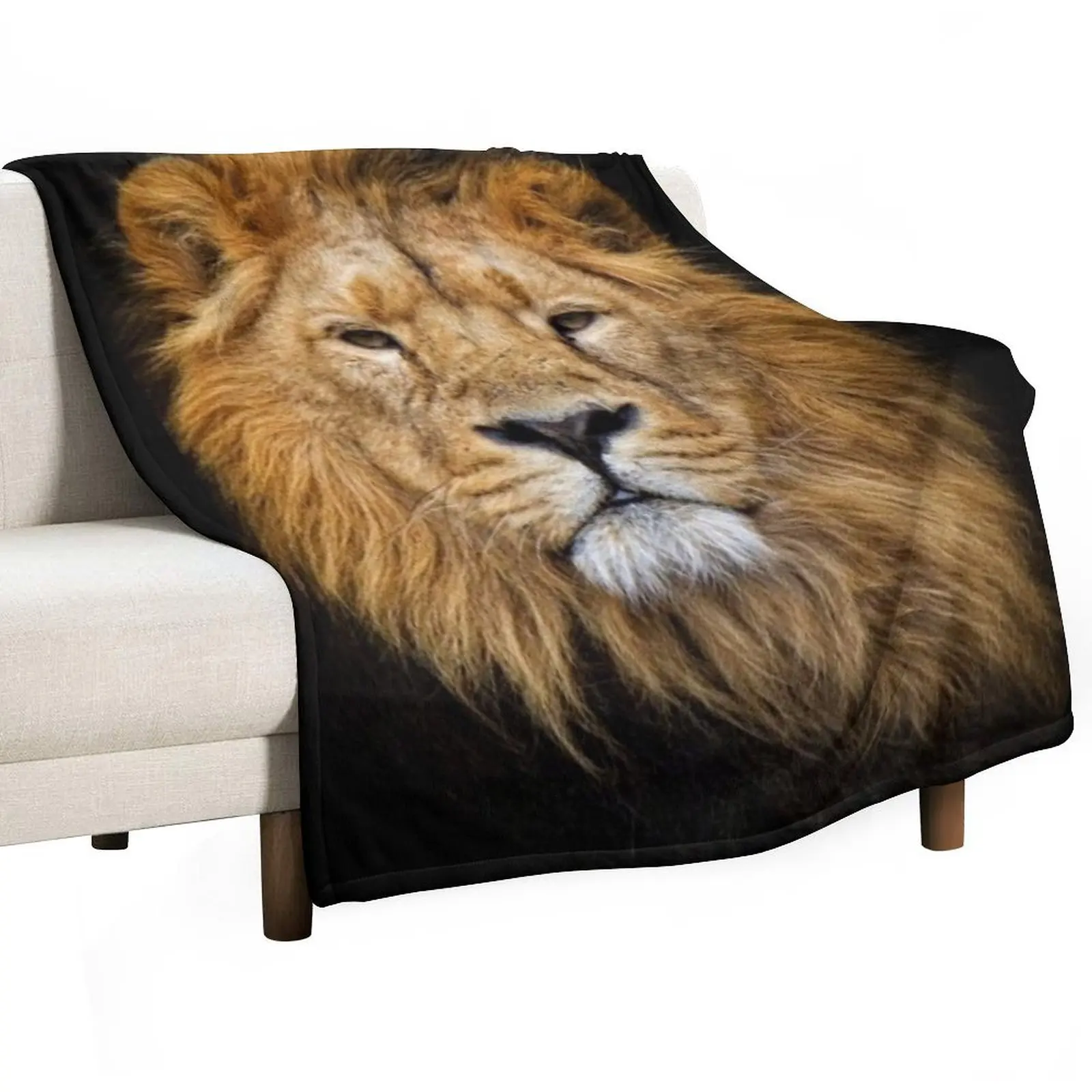 Old Proud Lion Throw Blanket Nap decorative Blankets