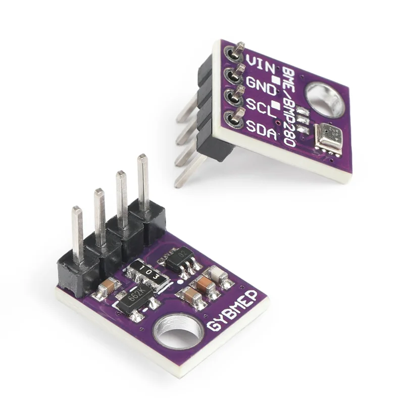 A73E-BME280 5V Sensore Module 2PCS I2C SPI Atmospheric Pressure Temperature Humidity GY-BME280 Breakout