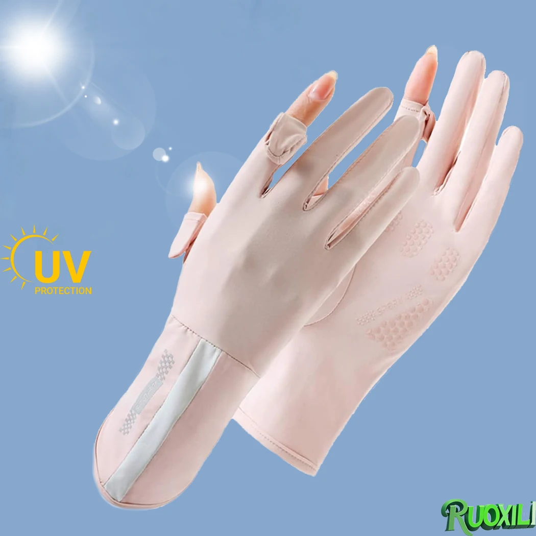 

1 Pair UV Protection Gloves Women's Lightweight UV Protection Breathable & Stylish, Ideal for Outdoor Activities,Elastic Fit