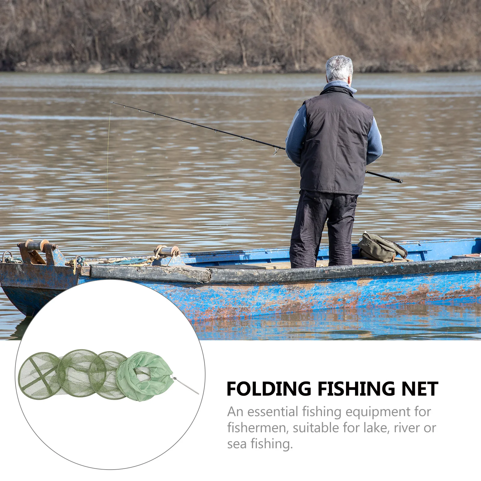 

Anti-fishing Net Universal Protector Quick Dry Lightweight Tools Guard Rubberized Mesh