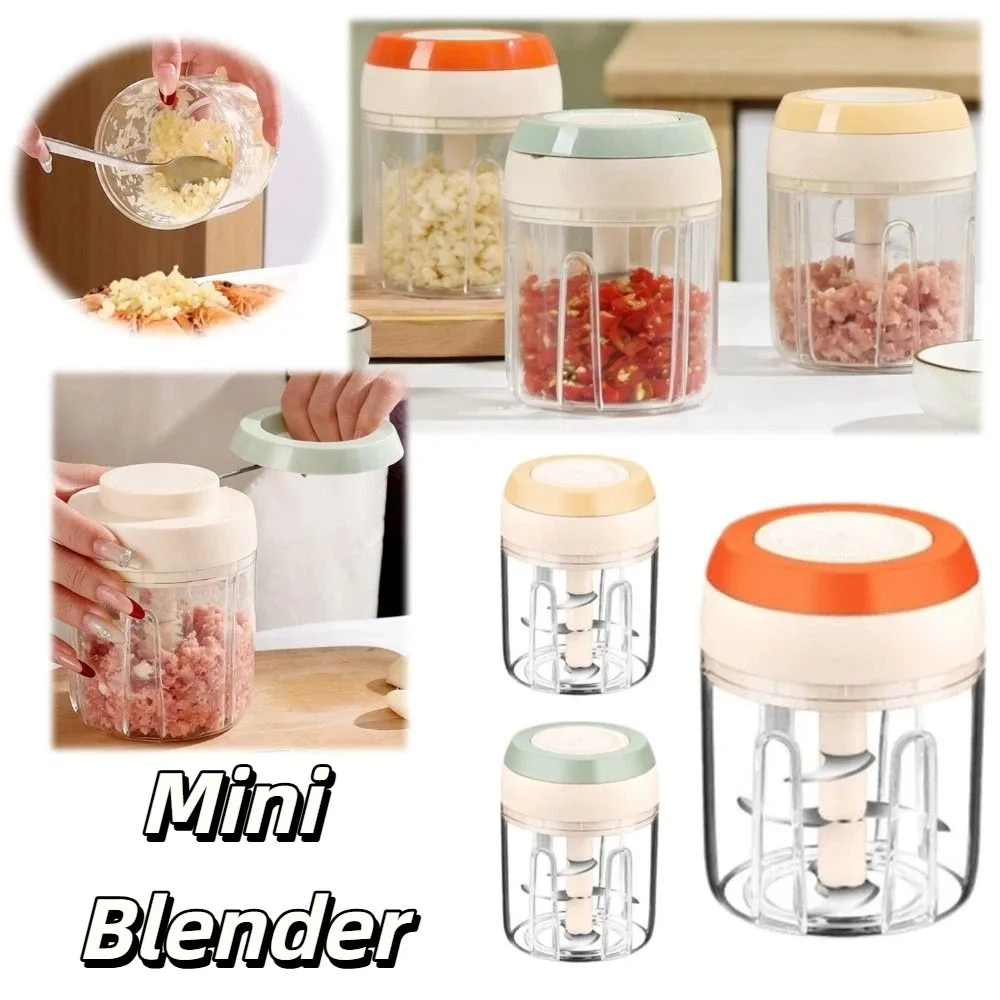 Hand-Operated Vegetable Grinder Multi-Function Household Handheld Garlic Crusher Portable Multifunctional Mini Food Processor