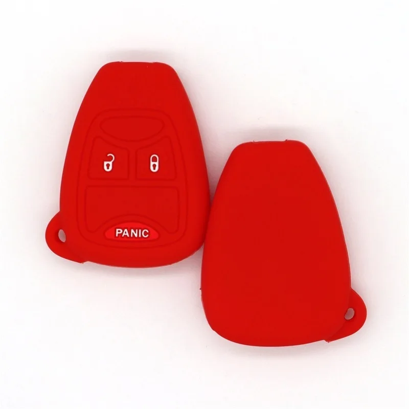 مناسبة لسيارة جيب رانجلر فري لانسر كرايسلر 300C دودج حافظة مفاتيح من السيليكون #3