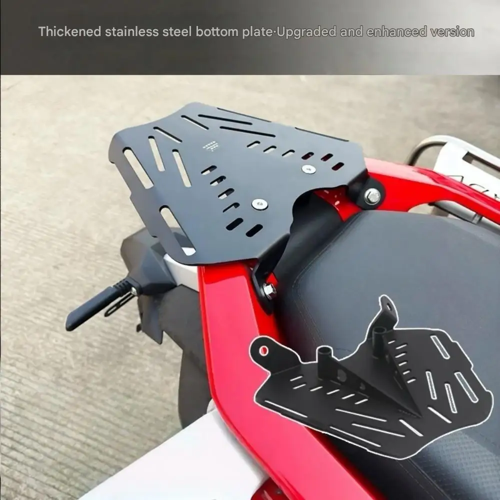 Integrated Rear Shelf Tail Box Bracket Stainless Steel Base With Dedicated Panel Fit For ZONTES 368G Modification Parts