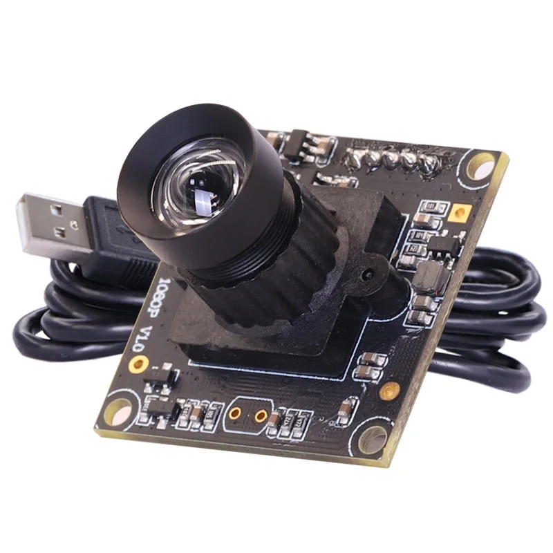 14209 1080P AR0234 3.5mm 90degree distortionless Color global shutter 90fps machine vision usb industrial PCBA  camera module