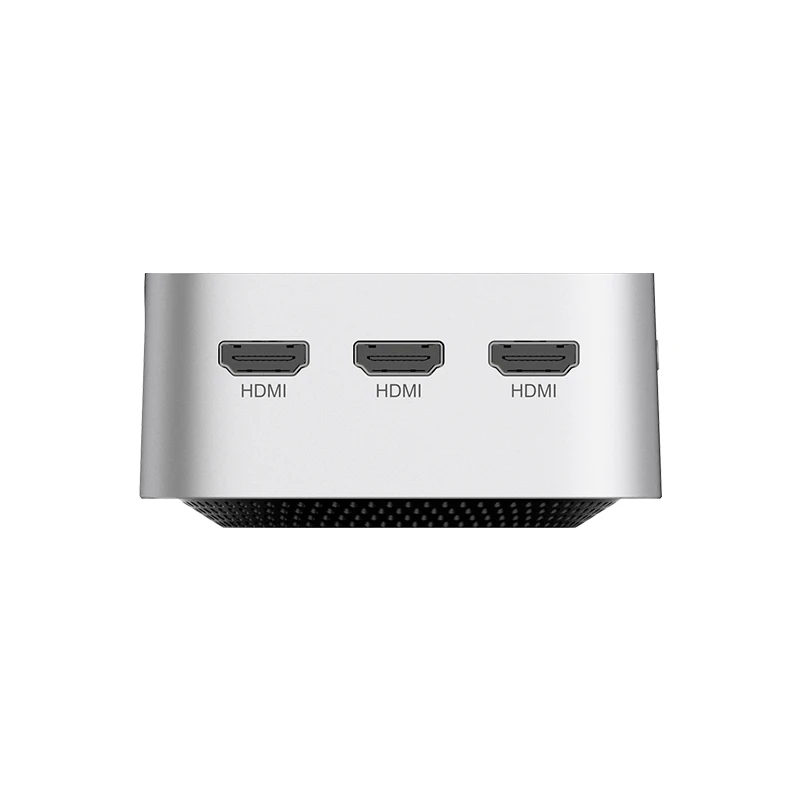 Mini PC Intel Celeron T8Pro Gateway, ordinateur de poche HTPC, Windows 11, DDR4, 8 Go, 256 Go, SSD, 2 LAN, 3 HDMI, 2.4G, 5G, Wifi, BTéclairé, N5095