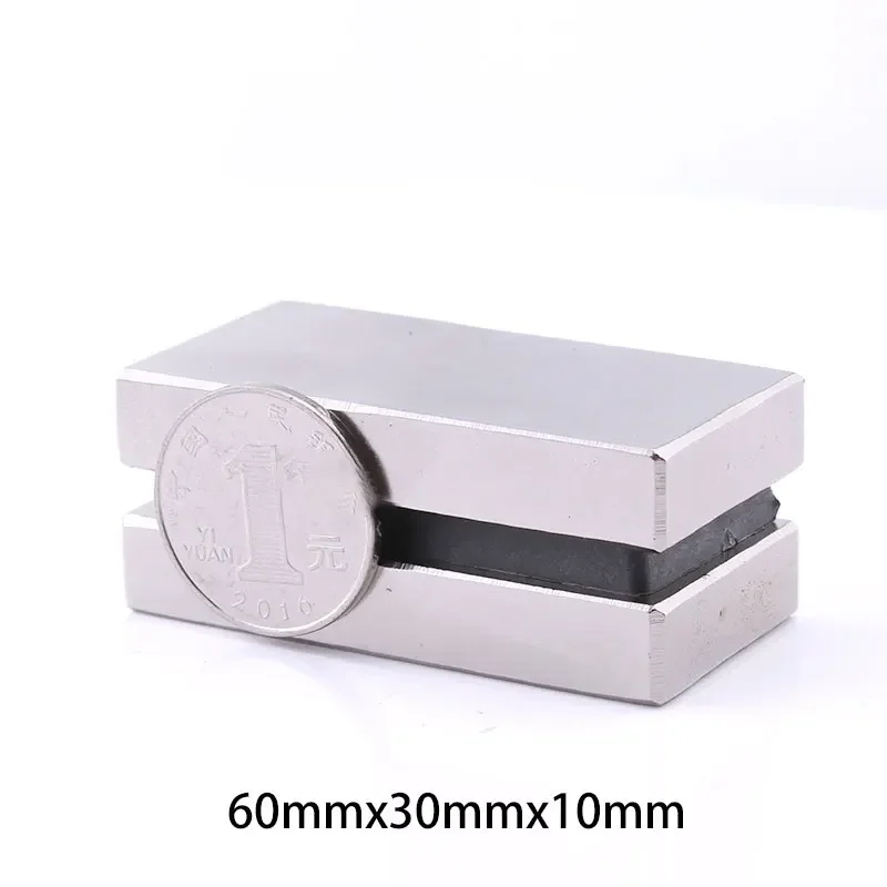 60x30x10 mm Square magnets can be widely used for refrigerators, office document fixation and DIY   60x30x10 mm