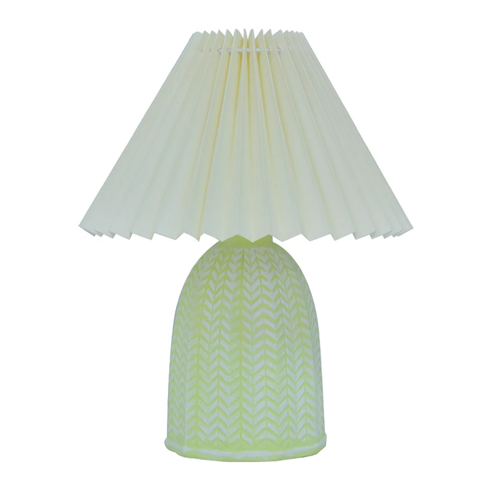 الشمال السيراميك ليلة ضوء Led لمبة مكتب لغرفة النوم مكتب السرير ضوء ديكور المنزل مصباح الليل الصغيرة سطوع قابل للتعديل #5