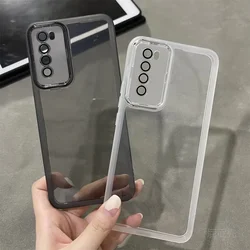 Camera Lens Film Protector Phone Case for Huawei Nova7 Nova 7 Pro SE 7i 7Pro 7SE 5G Soft Clear TPU Silicone Back Cover Housing