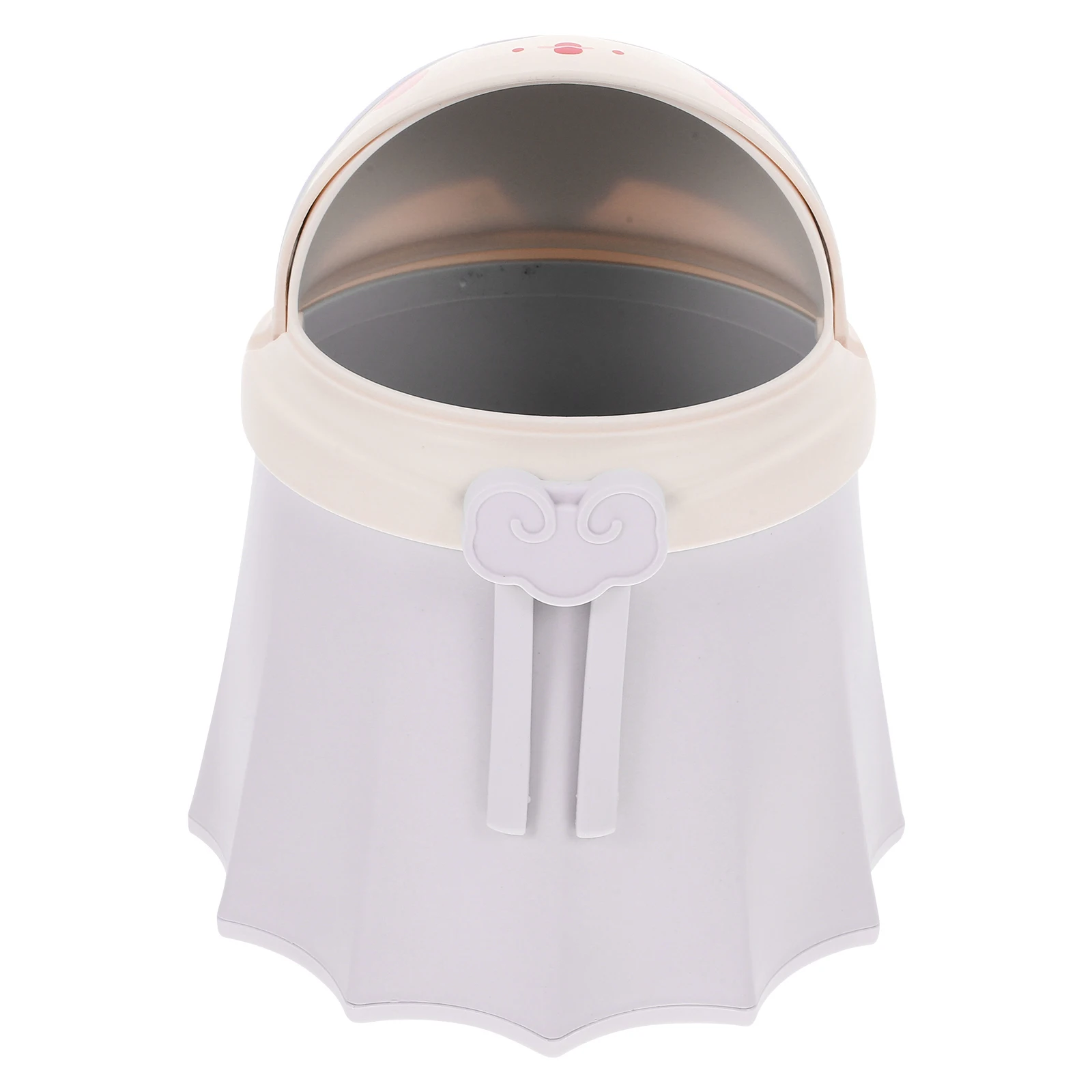 

Adorable Cartoon Princess Design Mini Trash Bin Desktop Storage Bucket Small Waste Basket for Office Desk Trash Can