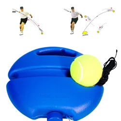 Infantil e Adulto Tennis Trainer Base, Indoor e Outdoor Equipamento de Prática, Anti-Wrap, High Elastic Cord