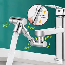1080 ° Swivel Faucet Aerator Metal Kitchen Water Tap Nozzle Washbasin Faucets Bubbler Sprayer Head Water Tap Saving Extender