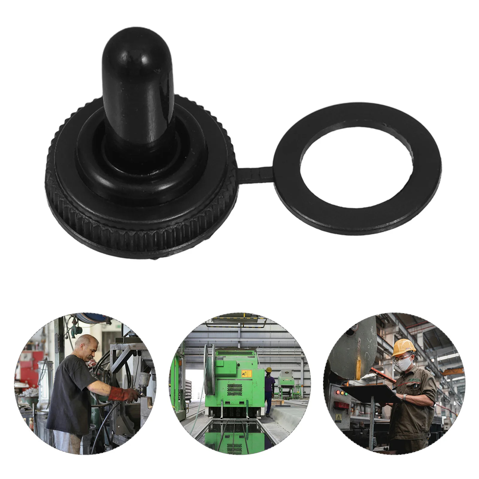 

10pcs Waterproof Dust Cap 12Mm Toggle Switch Boot Protective Cover For Harsh Environments Miniature Rocker Dash Boat Vertical