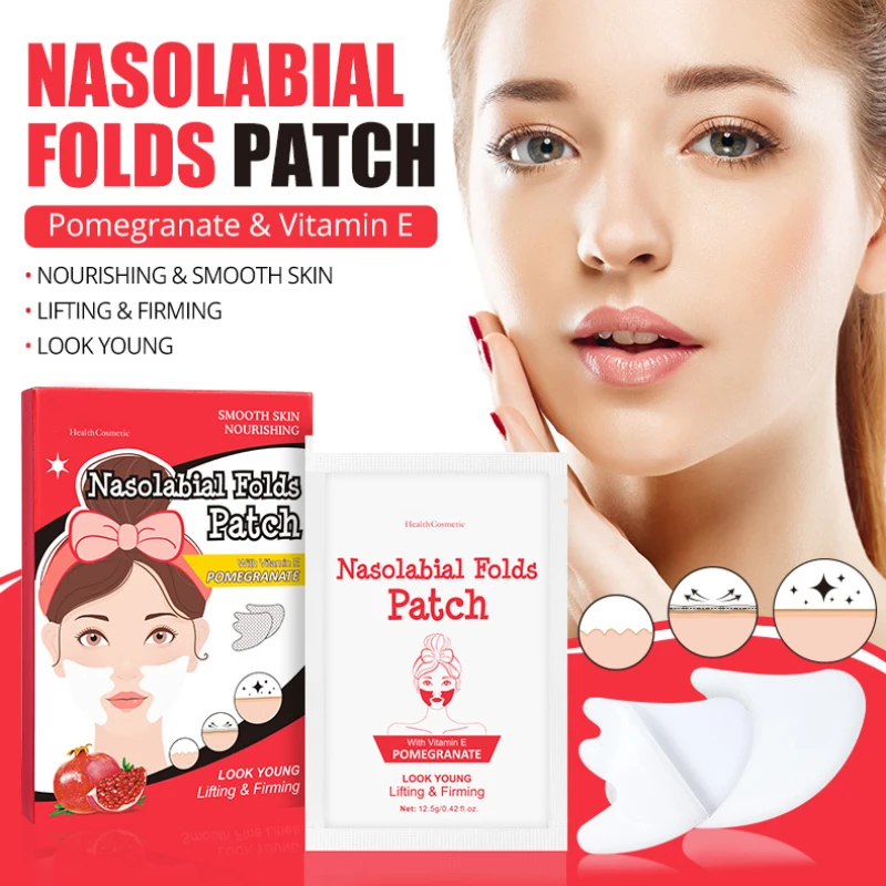 

5pcs/Box Vitamin E Forehead Patch Anti-Aging Firming And Lifting Nicotinamide Moisturizing Smooth Fine Lines Face Skin Care