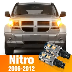 2pcs LED Turn Signal Light Turning Bulb Accessories For Dodge Nitro 2006-2012 2007 2008 2009 2010 2011