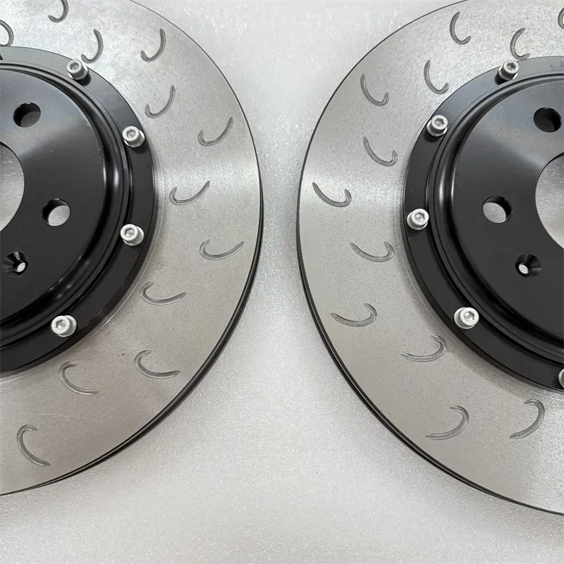 Hot 355x32mm Automatic Brake Disc for Golf Mk4 R32 for Br 18z Caliper 6 Pots view 3