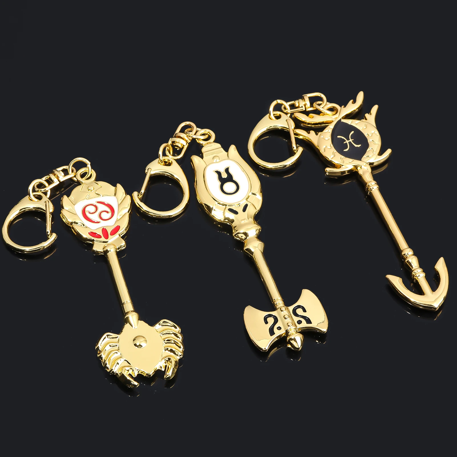 Anime FAIRY TAIL 12 Constellation Summoning Keychain Cosplay
