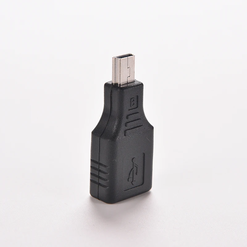 1PC Brand New Network USB 2.0 A Female To Mini USB B 5 Pin Male Cord Cable Hub Adapter