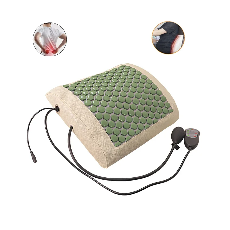 New Arrival Infrared heating Physical Therapy Thermal Tourmaline Stones Waist Back Pain Relief Traction Lumbar Master Massager