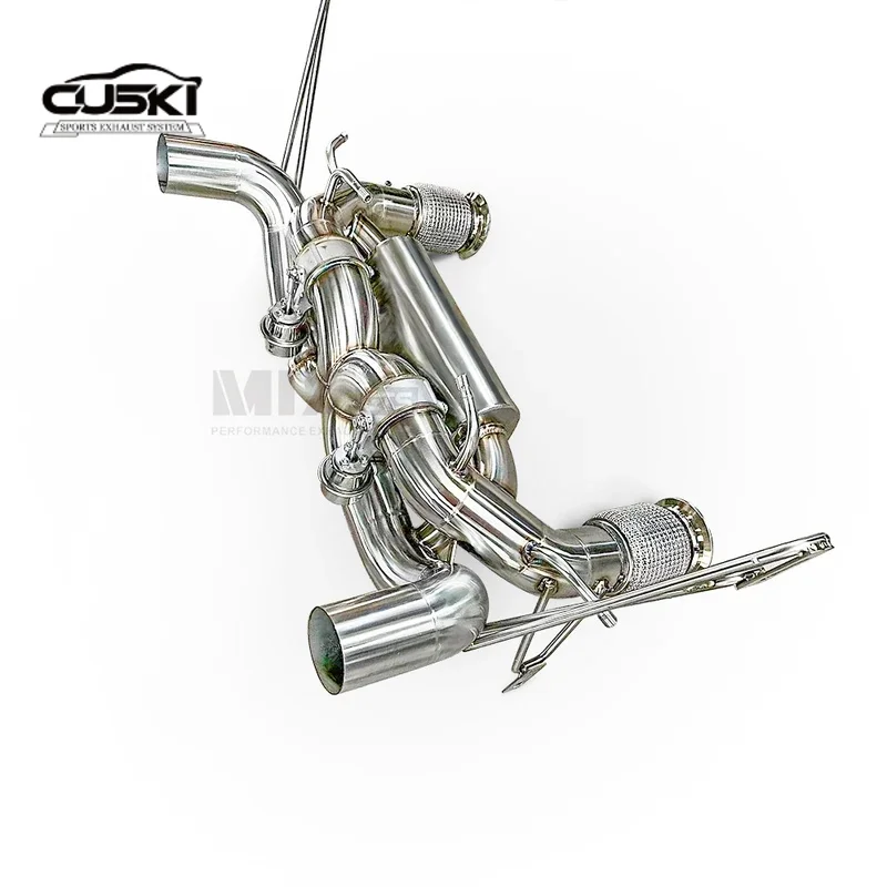 

High performance exhaust components suitable for Lamborghini Huracan EVO stainless steel and titanium alloy cat back exhaust sys