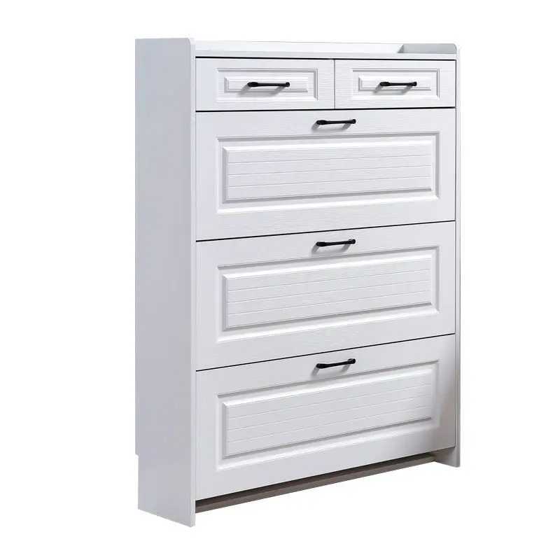 

Minimalist Design Fashionable Corner Cabinet with Drawers for Shoes Storage Wholesale Price Custom Wooden Shoe Cabinet Furniture