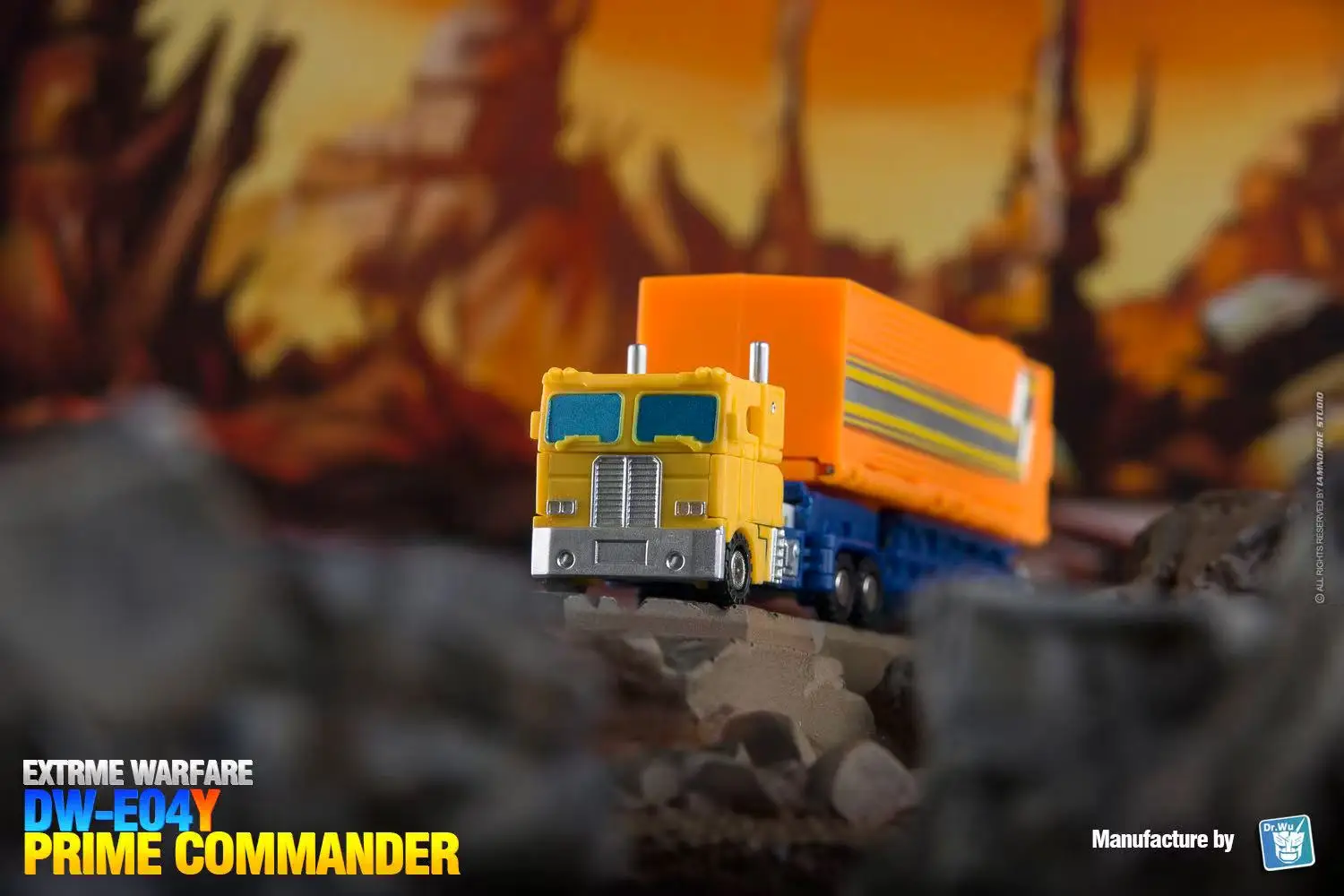 جديد DR.WU DW-E04Y الأصفر OP قائد التحول صغير الحجم عمل نموذج لجسم جمع حلية ألعاب أطفال