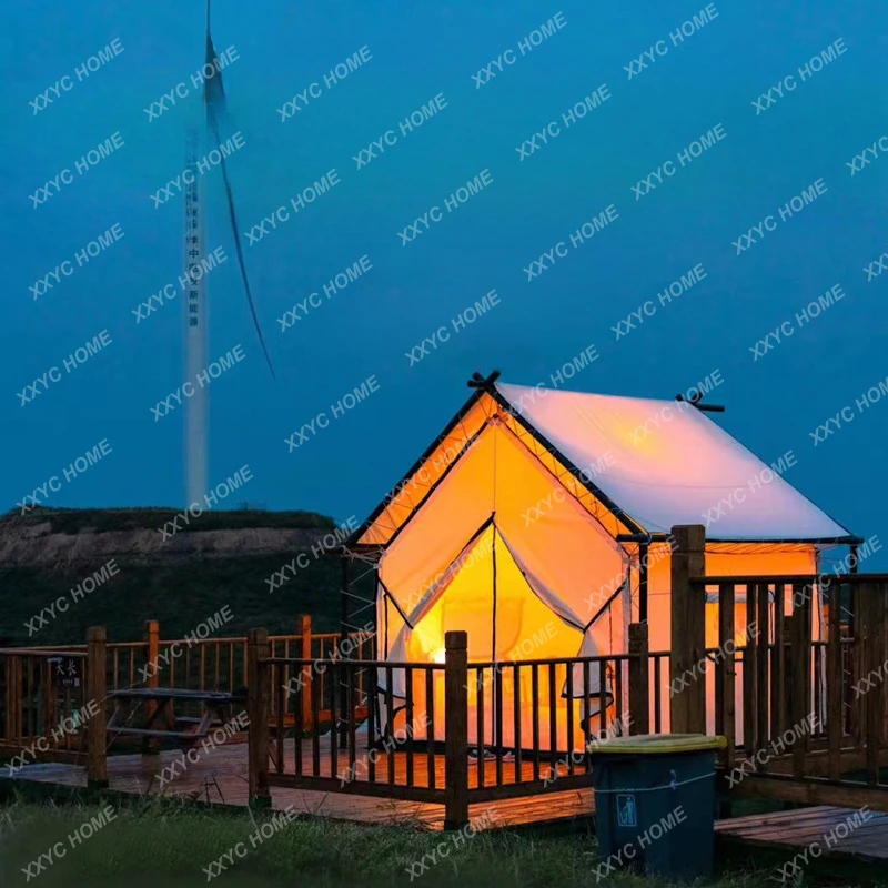 Camping Luxury Holiday Home Tourist Cafe Restaurant Accommodation Tent Oxford Cloth Canopy