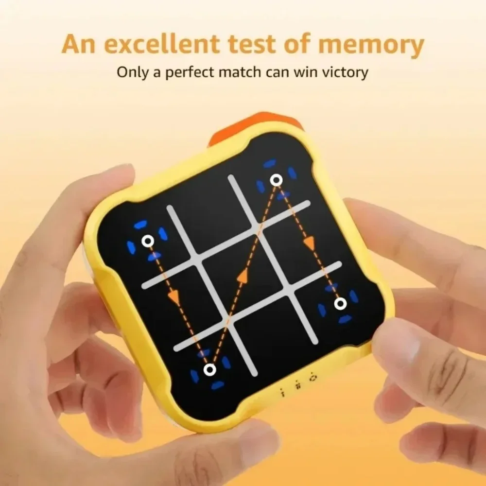 Juego de ajedrez con perno de TIC-TAC-TOE electrónico 3 en 1, rompecabezas multifuncional para niños, juguetes portátiles, juegos de mesa, regalos para niños