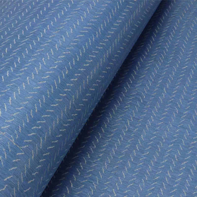 قشرة خشبية هندسية - خشب أزرق عريض العرض بنمط حبيبات فريدة من نوعها بسمك 0.25 مم الطول: 58 × 250 سم #3