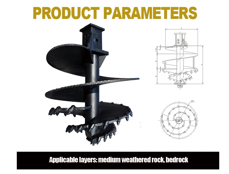 Professional Heavy   Portable Auger For Multi Layer Soil Operation High Torque Engine With Depth Control System Drilling